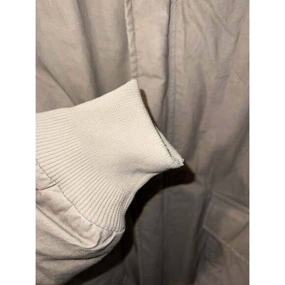 LL Bean Freeport Maine Insulated tan Bomber Jacket Mens Long XL Made in USA 90s - Picture 3 of 10